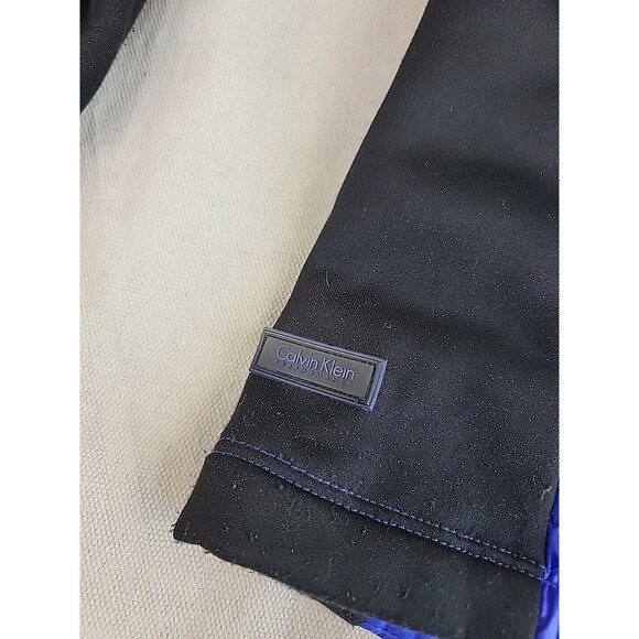 Calvin Klein Performance Puffer Jacket Womens M Purple 90% Down Full Zip Pockets - Picture 13 of 14